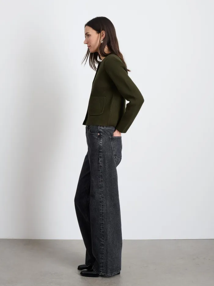 Alex Mill Sweaters Women Paris Sweater Jacket Olive