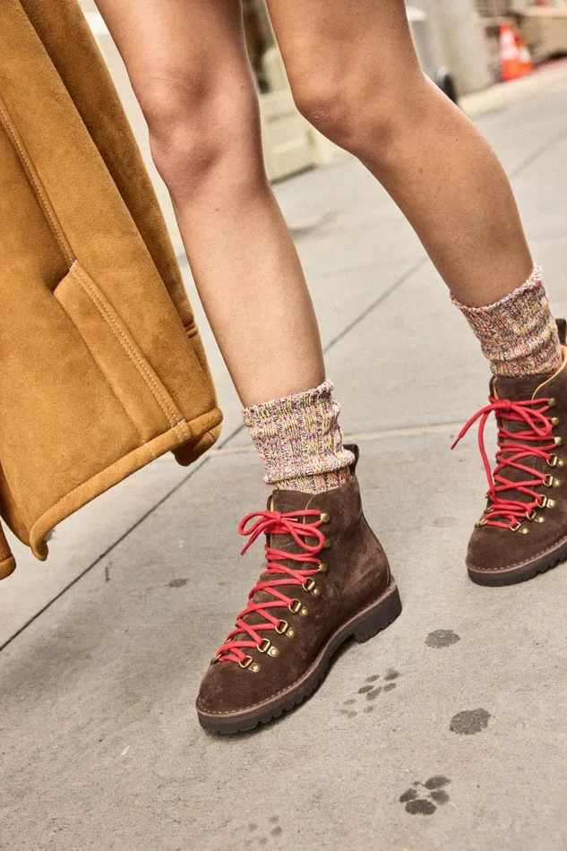 Alex Mill Women Fracap Magnifico Boot Brown Suede
