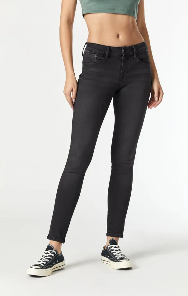 Alexa Mid Rise Skinny In Dark Smoke Supersoft Women Mavi Jeans Denim Alexa Mid Rise Skinny In Dark Smoke Supersoft Women Mavi Jeans Denim