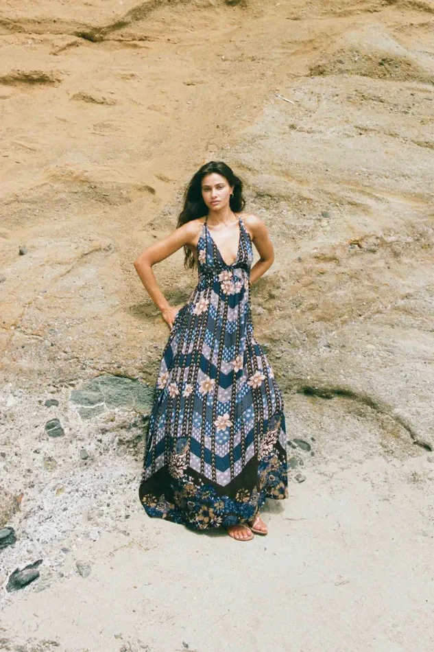 ANNALISA HALTER MAXI DRESS Multi Colored Women O039NEILL Clothing