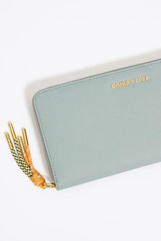 Aquamarine Horizontal Nylon Wallet Lake Green Women Bimba Y Lola Billfolds Aquamarine Horizontal Nylon Wallet Lake Green Women Bimba Y Lola Billfolds