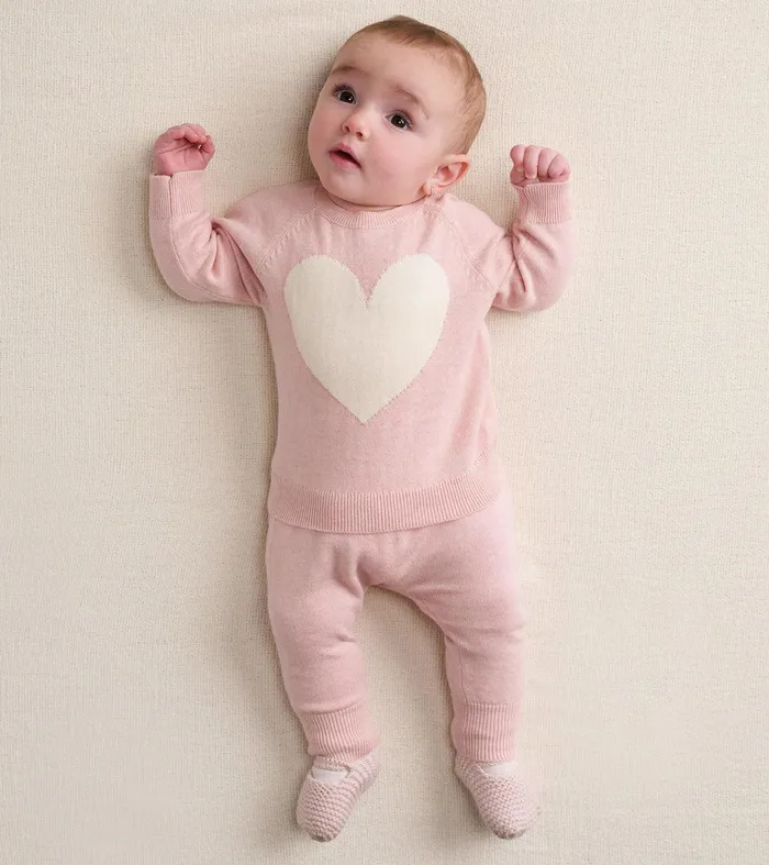 Baby Big Heart Pullover Sweater Hatley