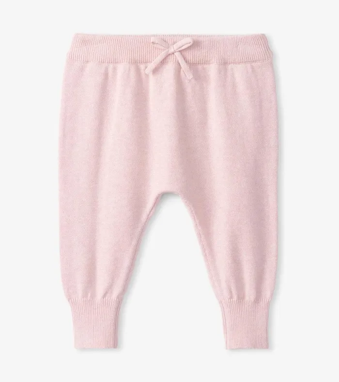 Baby Rose Melange Pull On Sweater Pants Hatley