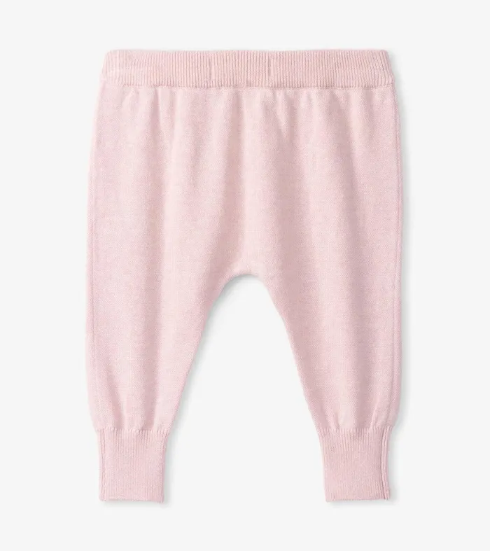 Baby Rose Melange Pull On Sweater Pants Hatley