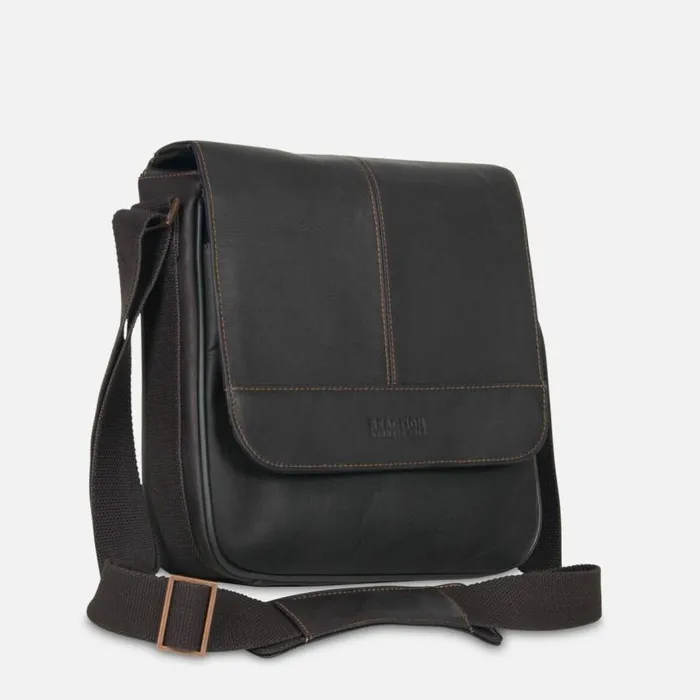 Bag For Good Colombian Leather Ipad Tablet Day Bag Brown Men Kenneth Cole Bags