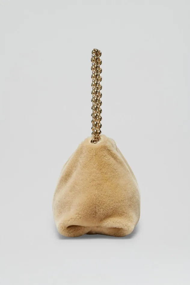 Bags Women Scanlan Theodore SHEARLING BAG Gold
