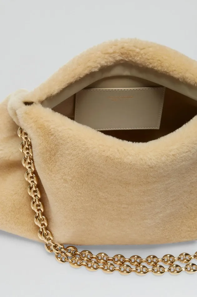 Bags Women Scanlan Theodore SHEARLING BAG Gold