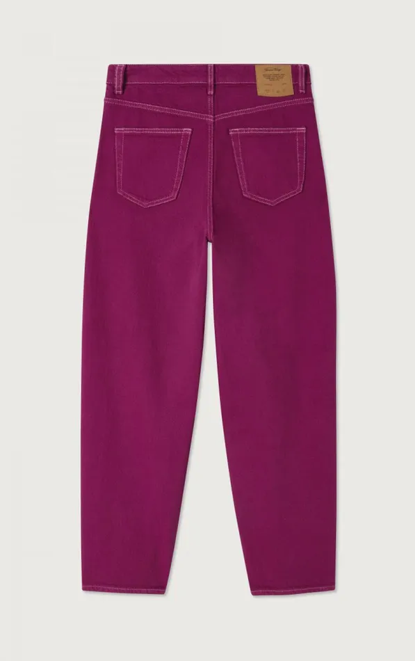 Balloon Jeans Nyolow Overdyed Fuchsia Women American Vintage Jeans Balloon Jeans Nyolow Overdyed Fuchsia Women American Vintage Jeans