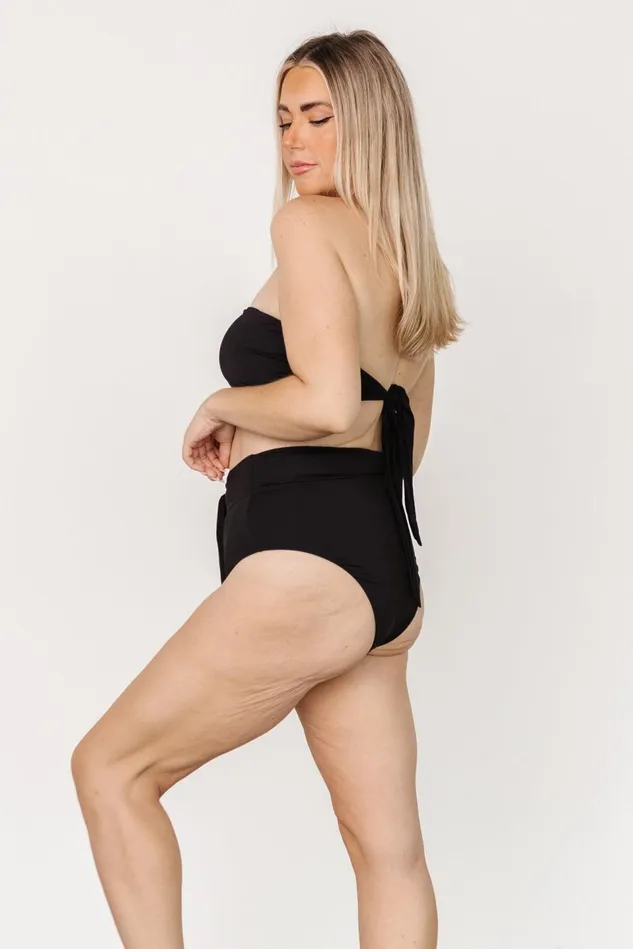 Baltic Born Bikini Women Milos High Waist Bikini Bottom Black Baltic Born Bikini Women Milos High Waist Bikini Bottom Black