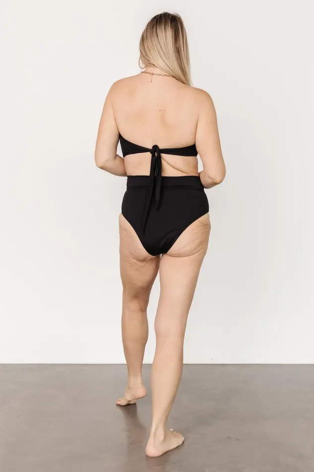 Baltic Born Bikini Women Milos High Waist Bikini Bottom Black Baltic Born Bikini Women Milos High Waist Bikini Bottom Black