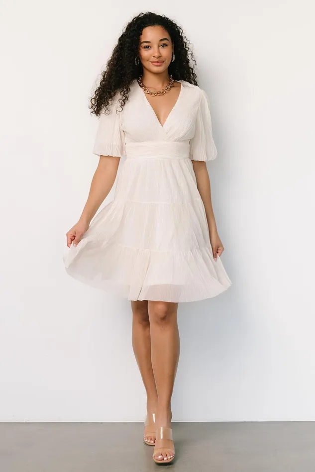 Baltic Born Bridal Women Patrice Short Dress Cream