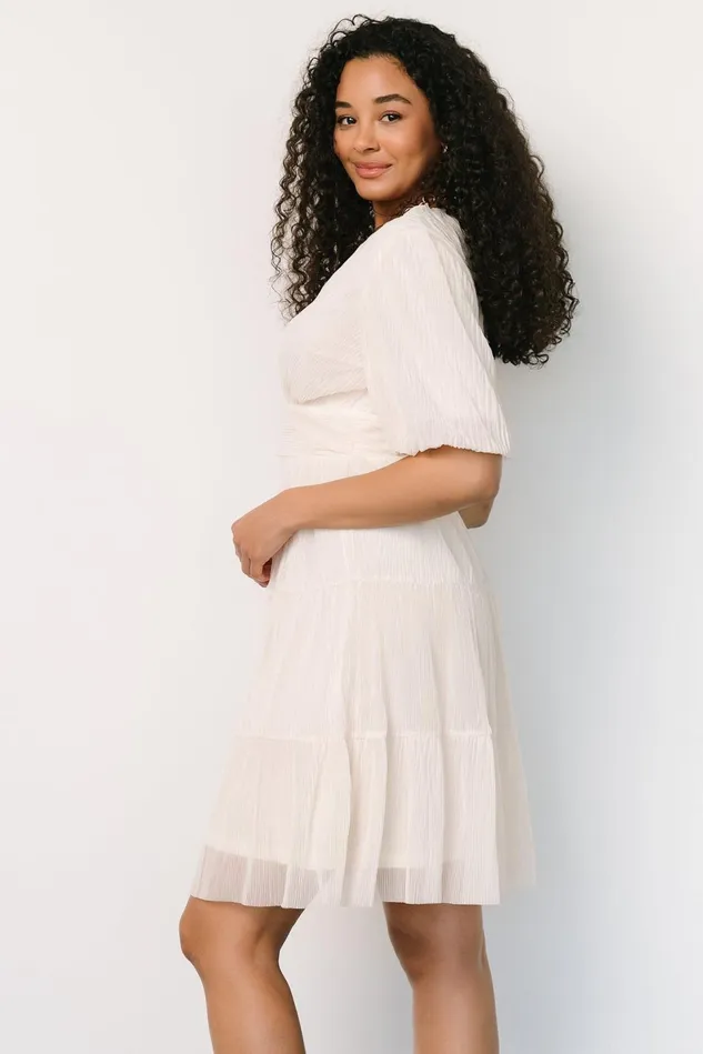 Baltic Born Bridal Women Patrice Short Dress Cream Baltic Born Bridal Women Patrice Short Dress Cream