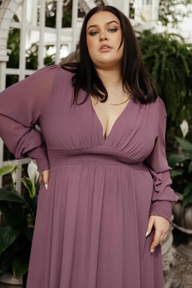 Baltic Born Mother Of The Bride Women Olivia Maxi Dress Vintage Plum