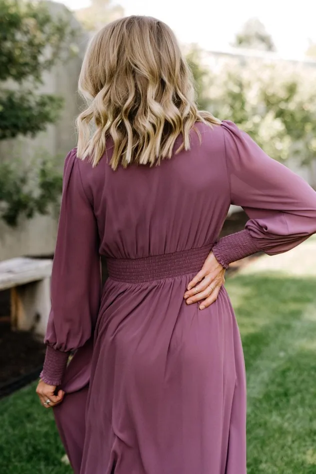 Baltic Born Mother Of The Bride Women Olivia Maxi Dress Vintage Plum