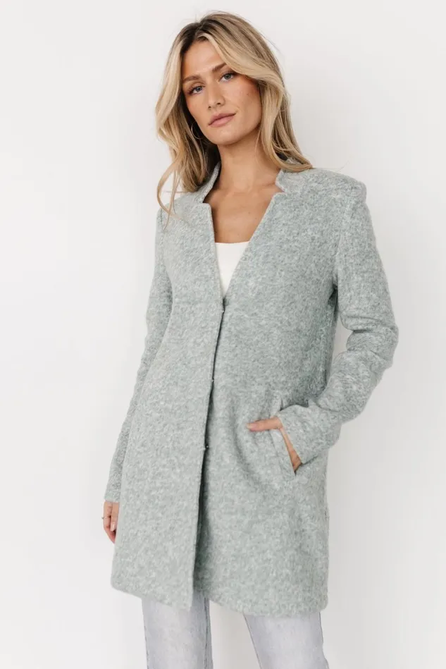 Baltic Born Outerwear Women Knoll Notch Jacket Heather Sage