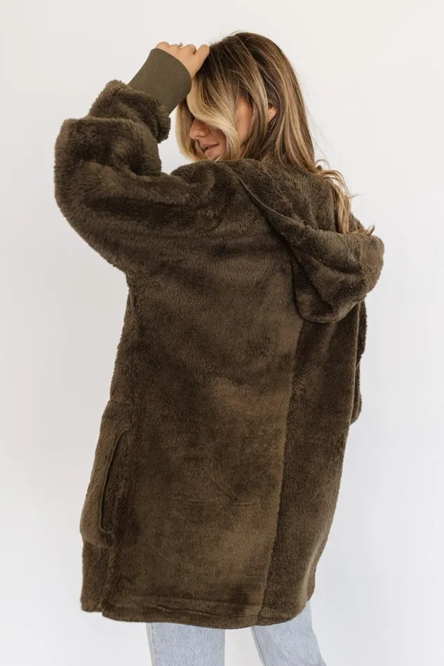 Baltic Born Outerwear Women Melrose Teddy Jacket Olive Baltic Born Outerwear Women Melrose Teddy Jacket Olive
