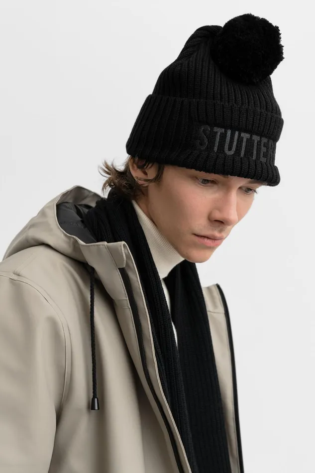 Beanies Women Stutterheim April Beanie Black