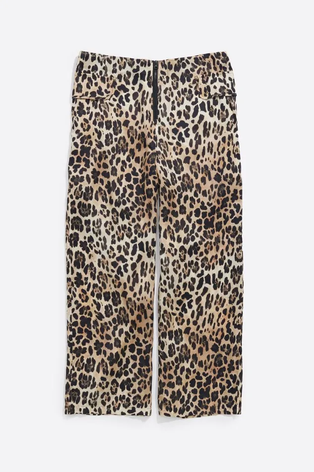 Beige Leopard Fluid Trousers Leopard Beige Women Bimba Y Lola Trousers Beige Leopard Fluid Trousers Leopard Beige Women Bimba Y Lola Trousers