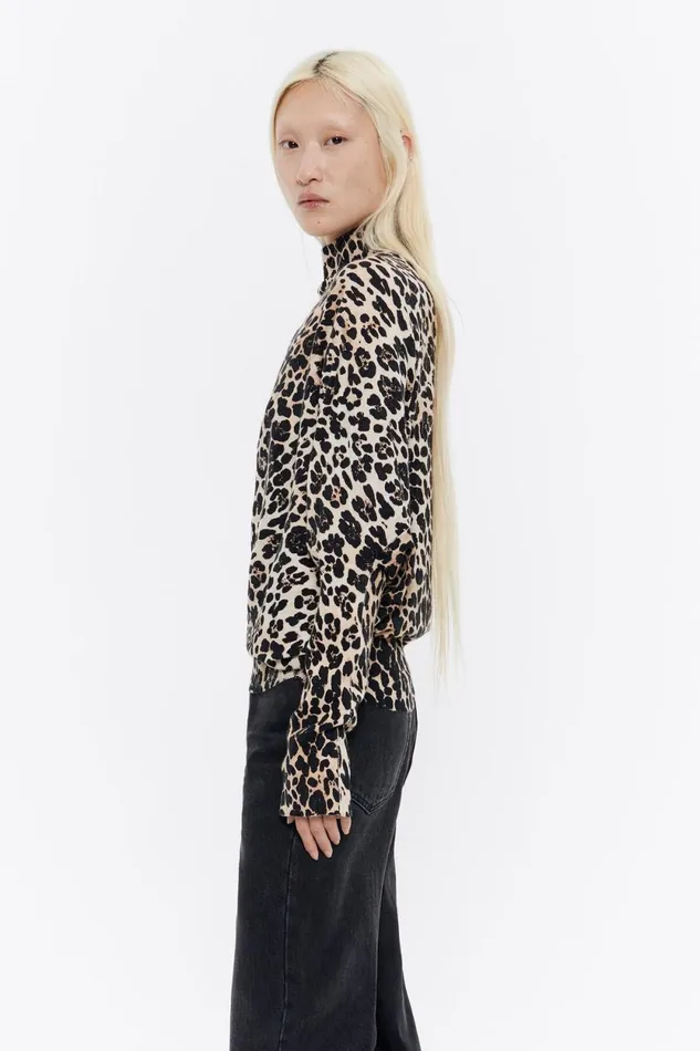 Beige Leopard Sweater Leopard Beige Women Bimba Y Lola Animal Print Beige Leopard Sweater Leopard Beige Women Bimba Y Lola Animal Print