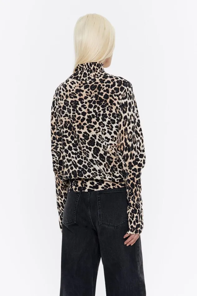 Beige Leopard Sweater Leopard Beige Women Bimba Y Lola Animal Print Beige Leopard Sweater Leopard Beige Women Bimba Y Lola Animal Print