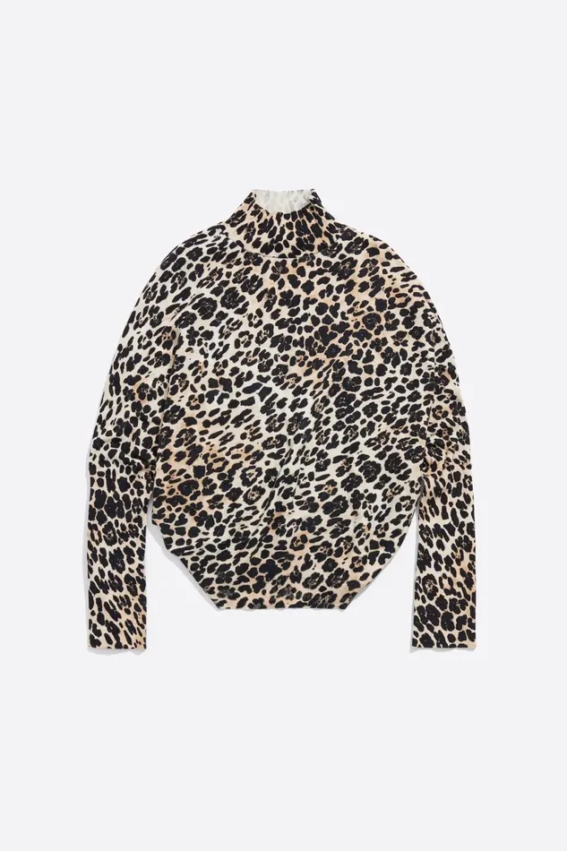 Beige Leopard Sweater Leopard Beige Women Bimba Y Lola Animal Print Beige Leopard Sweater Leopard Beige Women Bimba Y Lola Animal Print