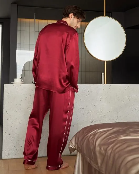 Best Silk Pajamas Mens Real 100 Pure Silk Sleepwear Men Lilysilk Pajamas