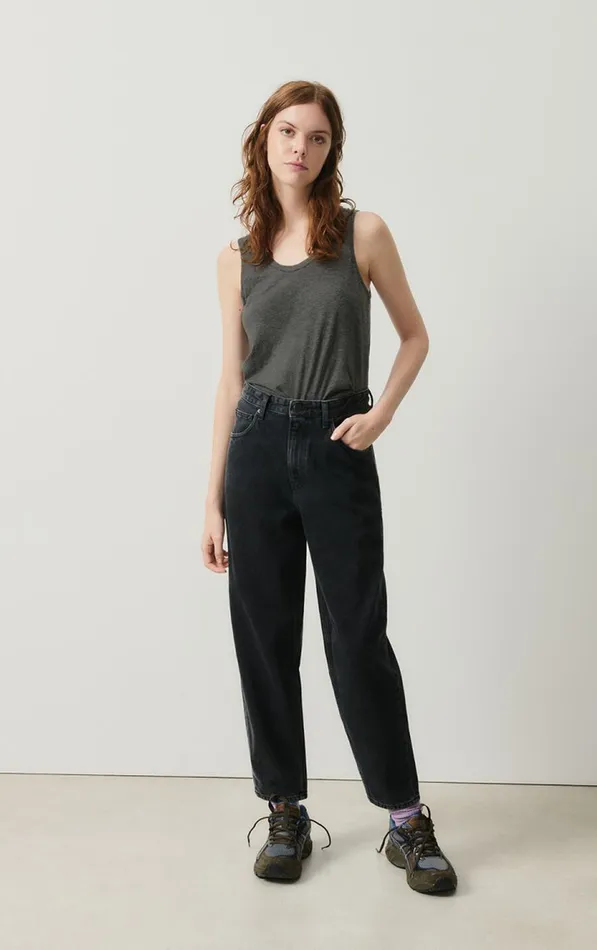 Big Carrot Jeans Yopday Black Salt And Pepper Women American Vintage Jeans Big Carrot Jeans Yopday Black Salt And Pepper Women American Vintage Jeans