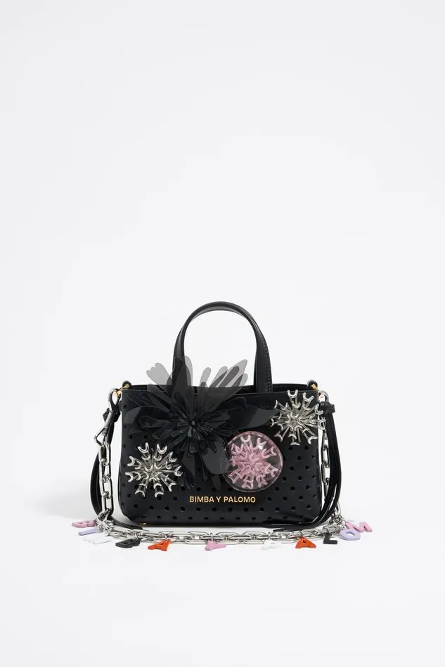 BIMBA Y PALOMO Silver Bag Chain Antique Silver Women Bimba Y Lola Bag Charms BIMBA Y PALOMO Silver Bag Chain Antique Silver Women Bimba Y Lola Bag Charms