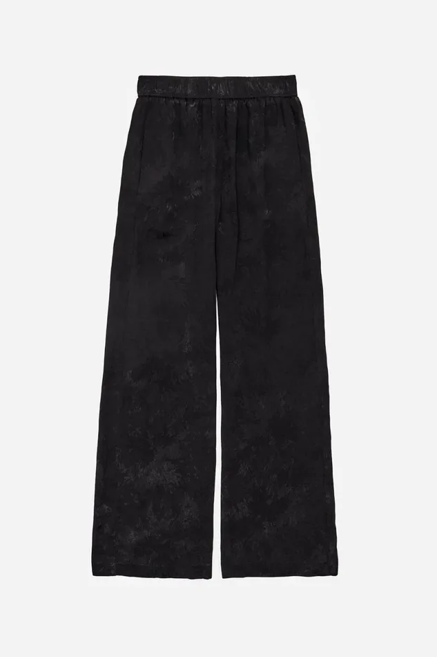Black Jacquard Jogger Trousers Black Women Bimba Y Lola Party