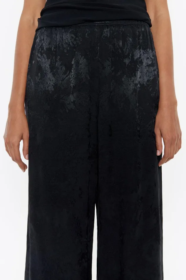 Black Jacquard Jogger Trousers Black Women Bimba Y Lola Party Black Jacquard Jogger Trousers Black Women Bimba Y Lola Party