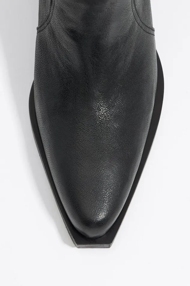 Black Leather Cowboy Boot Black Women Bimba Y Lola Ankle Boots And Boots Black Leather Cowboy Boot Black Women Bimba Y Lola Ankle Boots And Boots