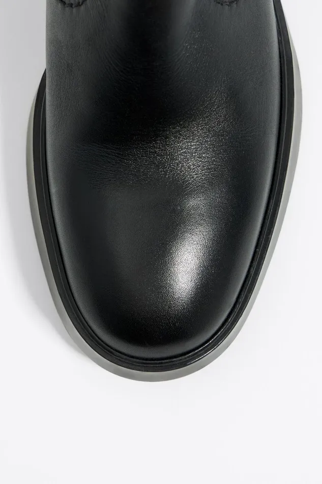 Black Leather Heeled Chelsea Boot Black Women Bimba Y Lola Ankle Boots And Boots Black Leather Heeled Chelsea Boot Black Women Bimba Y Lola Ankle Boots And Boots