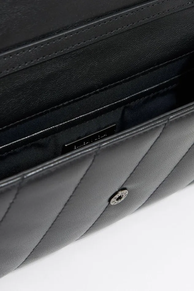 Black Leather Mini Bag Black Women Bimba Y Lola Mini Bags Black Leather Mini Bag Black Women Bimba Y Lola Mini Bags