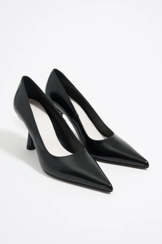 Black Leather Pump Black Women Bimba Y Lola Court Shoes Black Leather Pump Black Women Bimba Y Lola Court Shoes
