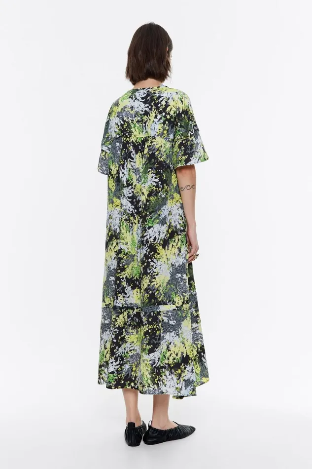 Black Mimosa Midi Scarf Dress Mimosa Black Women Bimba Y Lola Dresses And Jumpsuits Black Mimosa Midi Scarf Dress Mimosa Black Women Bimba Y Lola Dresses And Jumpsuits