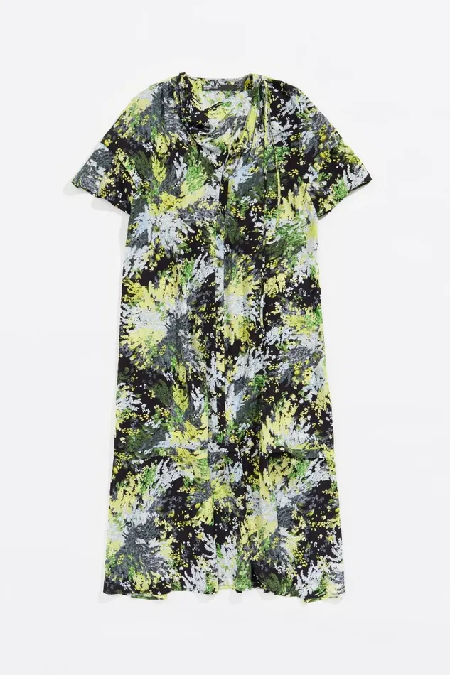 Black Mimosa Midi Scarf Dress Mimosa Black Women Bimba Y Lola Dresses And Jumpsuits Black Mimosa Midi Scarf Dress Mimosa Black Women Bimba Y Lola Dresses And Jumpsuits