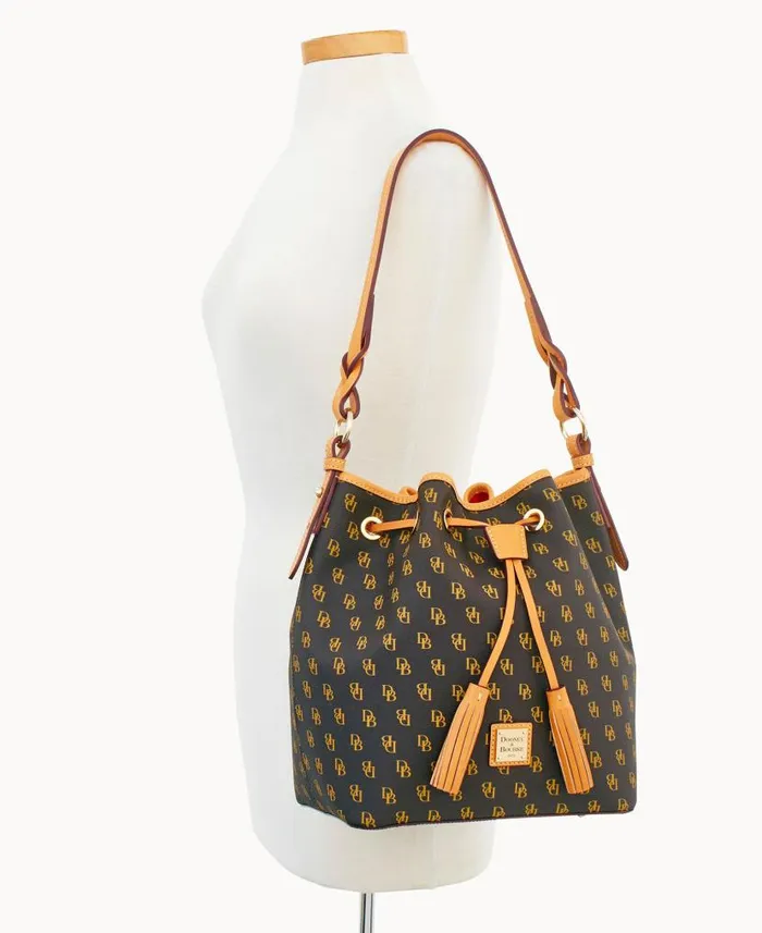 Blakely Tasha Drawstring Brown Tmoro Woman Dooney and Bourke Shoulder Bags Blakely Tasha Drawstring Brown Tmoro Woman Dooney and Bourke Shoulder Bags