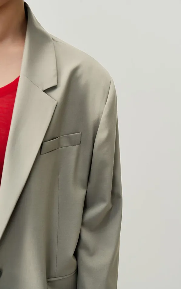 Blazer Kabird Mist Women American Vintage Jackets and Blazers Blazer Kabird Mist Women American Vintage Jackets and Blazers