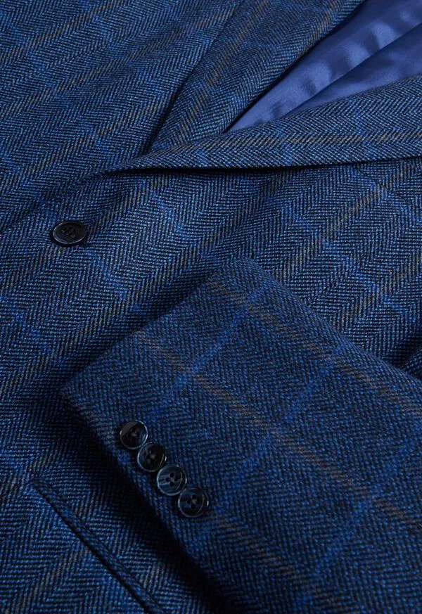 Blazers and Jackets Cashmere Herringbone Jacket Blue Paulstuart Mens Blazers and Jackets Cashmere Herringbone Jacket Blue Paulstuart Mens