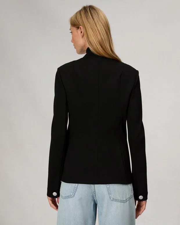 Blazers and Vests Women Rag and Bone Slade Ponte Blazer Black