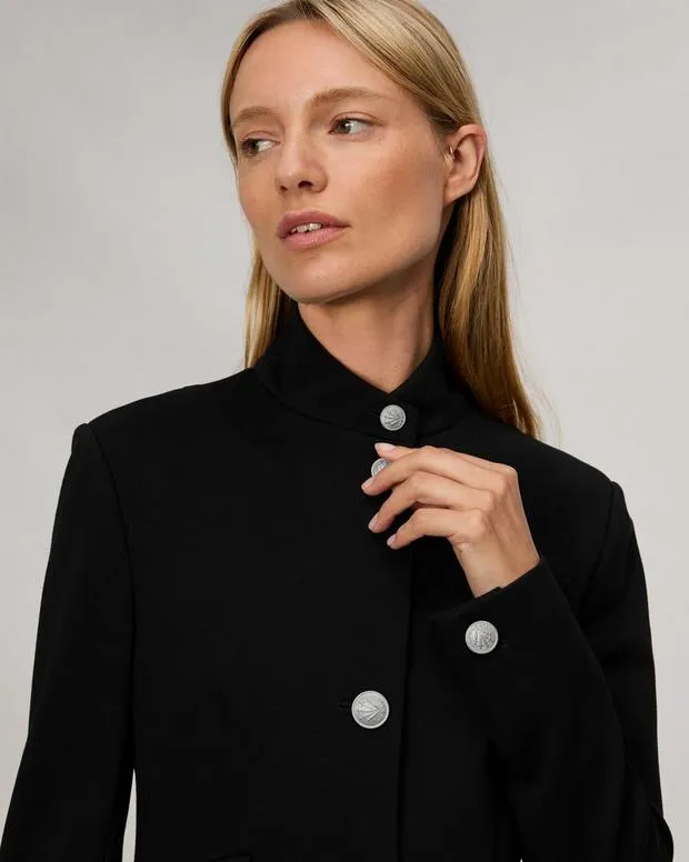 Blazers and Vests Women Rag and Bone Slade Ponte Blazer Black