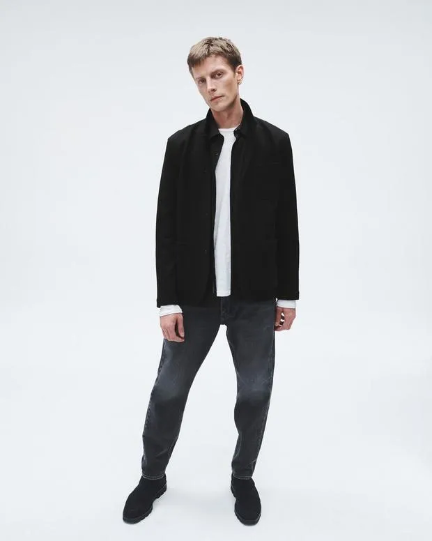 Blazers Men Rag and Bone Prospect Wool Blazer Black