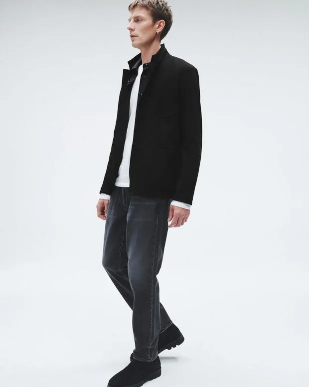Blazers Men Rag and Bone Prospect Wool Blazer Black
