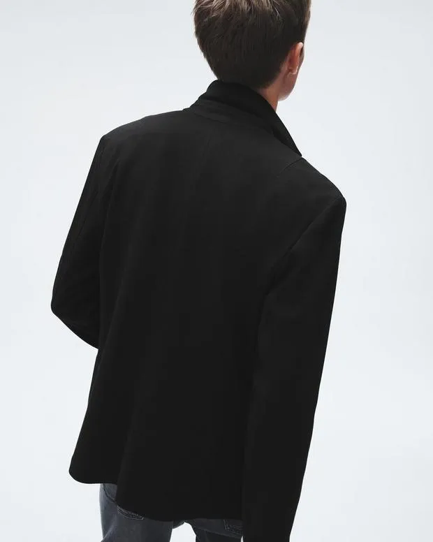 Blazers Men Rag and Bone Prospect Wool Blazer Black