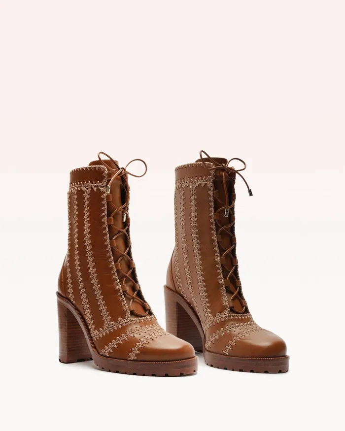 Boots Women Alexandre Birman Designer Combat Boots 8211 Regina Combat Block 90 Bootie 8211 Alexandre Birman Boots Toast