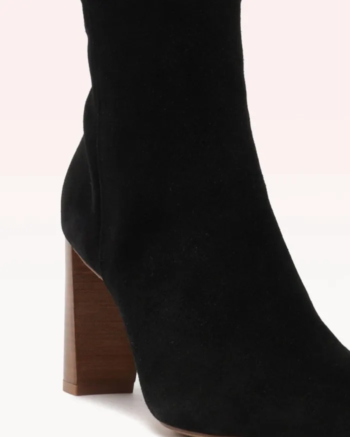 Boots Women Alexandre Birman Elisa Black Knee High Boot 8211 Luxury Leather Boots Black