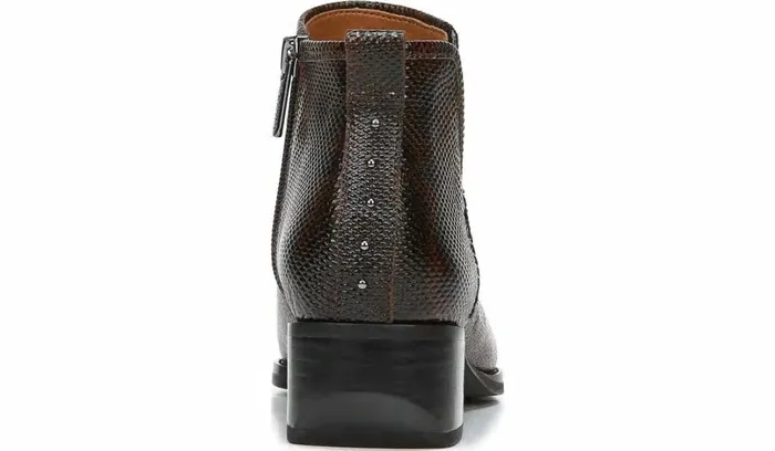 Boots Women Franco Sarto Sarto Asti Ankle Boot Espresso Snake Print Leather