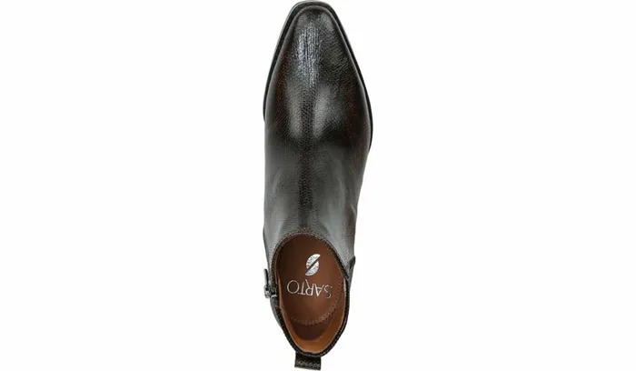 Boots Women Franco Sarto Sarto Asti Ankle Boot Espresso Snake Print Leather