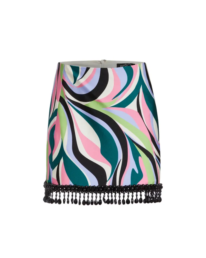 Bottoms Women PatBO DELOS BEADED MINI SKIRT