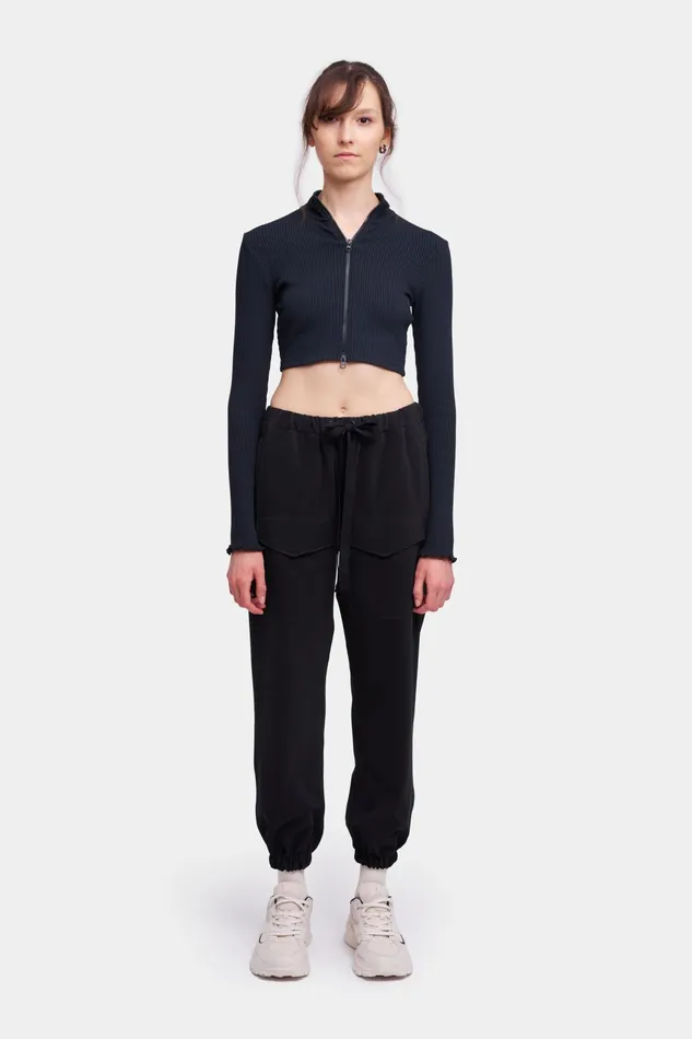 Bottoms Women Stutterheim Dala Trousers Black